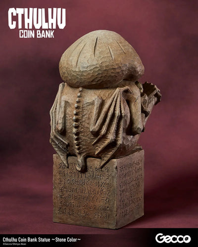 Cthulhu Coin Bank (Stone Color) (Variant) – Gecco Co. – ActionFigure Brasil — ambientada