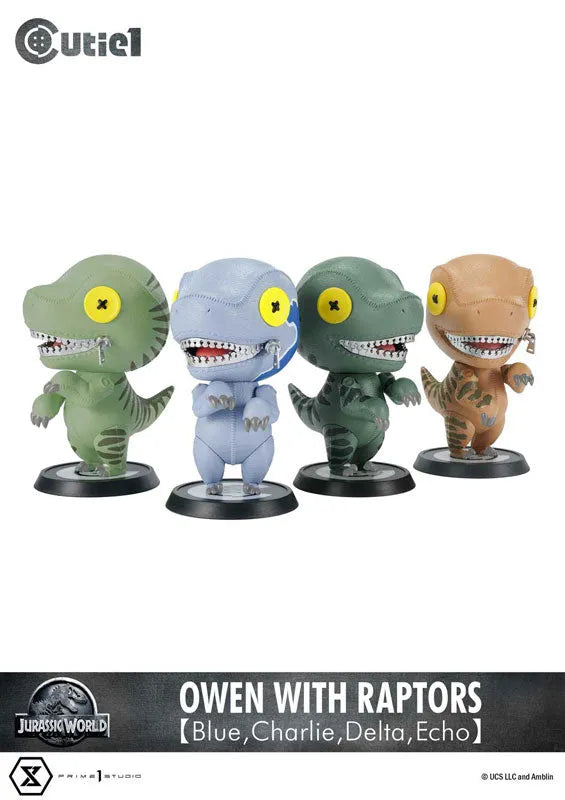 Cutie1 Jurassic World Owen and 4 Raptor Sisters Setㅤ – Prime 1 Studio – ActionFigure Brasil