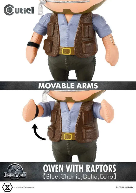 Cutie1 Jurassic World Owen and 4 Raptor Sisters Setㅤ – Prime 1 Studio – ActionFigure Brasil