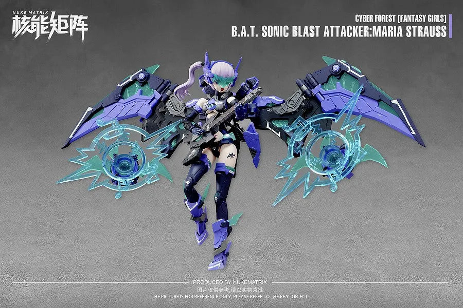 Cyber Forest - FANTASY GIRLS - FF0115 B.A.T. Sonic Blur Attacker: MARIA STRAUSS (NUKE MATRIX)ㅤ – NUKE MATRIX – ActionFigure Brasil