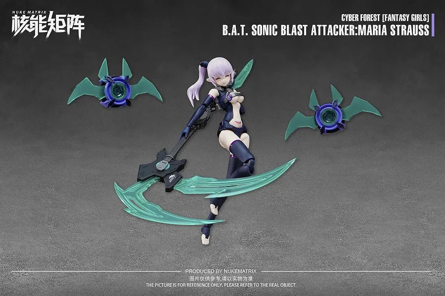 Cyber Forest - FANTASY GIRLS - FF0115 B.A.T. Sonic Blur Attacker: MARIA STRAUSS (NUKE MATRIX)ㅤ – NUKE MATRIX – ActionFigure Brasil
