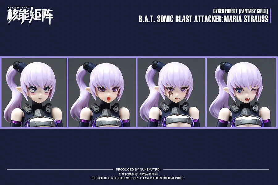 Cyber Forest - FANTASY GIRLS - FF0115 B.A.T. Sonic Blur Attacker: MARIA STRAUSS (NUKE MATRIX)ㅤ – NUKE MATRIX – ActionFigure Brasil