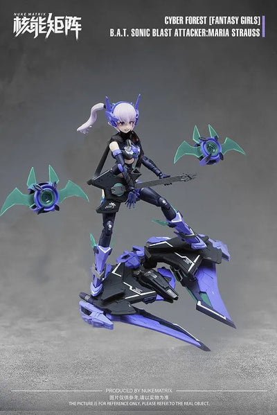 Cyber Forest - FANTASY GIRLS - FF0115 B.A.T. Sonic Blur Attacker: MARIA STRAUSS (NUKE MATRIX)ㅤ – NUKE MATRIX – ActionFigure Brasil — acessórios