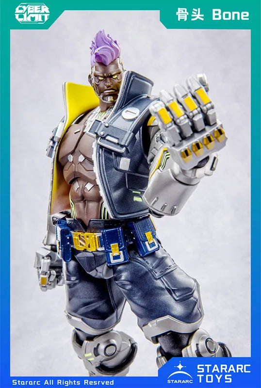 CYBER LIMIT Series - Bone - 1/12 (STARARC TOYS)ㅤ – STARARC TOYS – ActionFigure Brasil