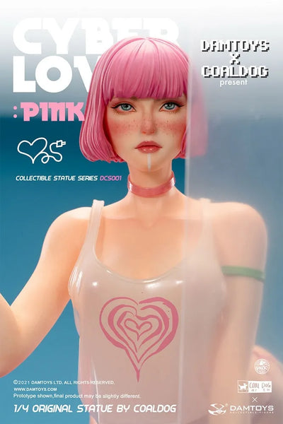 Cyberlover: Pink - LIMITED EDITION – Damtoys – ActionFigure Brasil — com base expositora