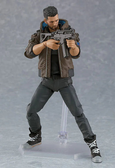 Cyberpunk 2077 - V - Figma (Max Factory)ㅤ – Good Smile Company – ActionFigure Brasil — com base expositora