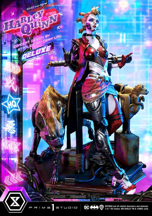 Cyberpunk Harley Quinn (Deluxe Bonus Version) Batman (Comics) – Prime1Studio – ActionFigure Brasil