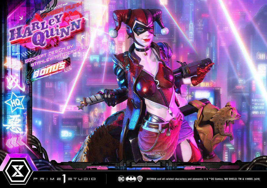 Cyberpunk Harley Quinn (Deluxe Bonus Version) Batman (Comics) – Prime1Studio – ActionFigure Brasil