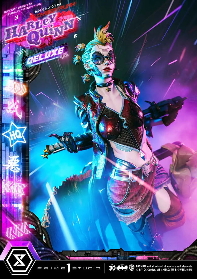 Cyberpunk Harley Quinn (Deluxe Bonus Version) Batman (Comics) – Prime1Studio – ActionFigure Brasil