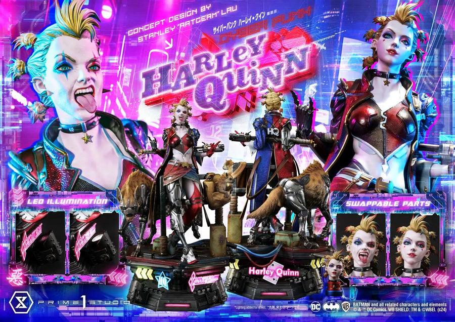 Cyberpunk Harley Quinn (Regular Version) Batman (Comics) – Prime1Studio – ActionFigure Brasil