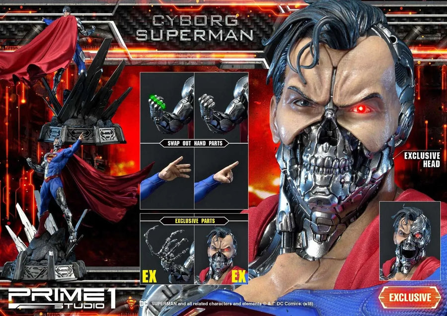 Cyborg Superman (Exclusive Version) Superman (Comics) – Prime1Studio – ActionFigure Brasil
