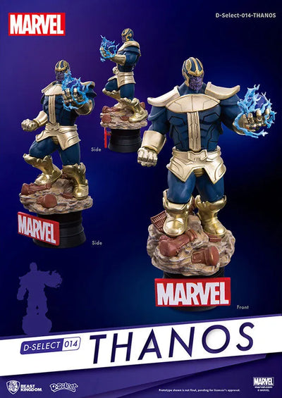 D Select #014 "Marvel Comics" Thanosㅤ – Beast Kingdom – ActionFigureBrasil — close