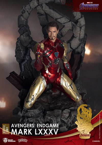 D-Stage #081 -Avengers: Endgame- Iron Man Mark 85ㅤ – Beast Kingdom – ActionFigureBrasil — acessórios
