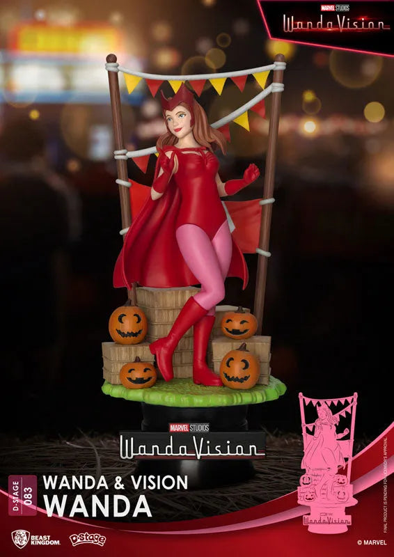 D-Stage #083 - WandaVision: Wanda (Halloween Version)ㅤ – Beast Kingdom – ActionFigure Brasil