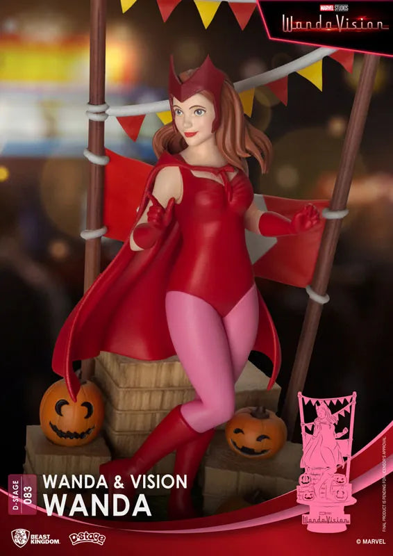 D-Stage #083 - WandaVision: Wanda (Halloween Version)ㅤ – Beast Kingdom – ActionFigureBrasil