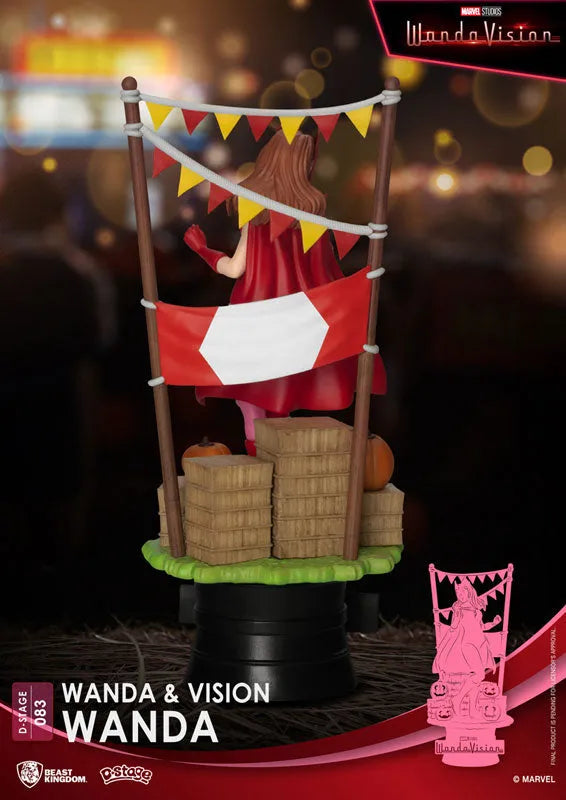 D-Stage #083 - WandaVision: Wanda (Halloween Version)ㅤ – Beast Kingdom – ActionFigure Brasil