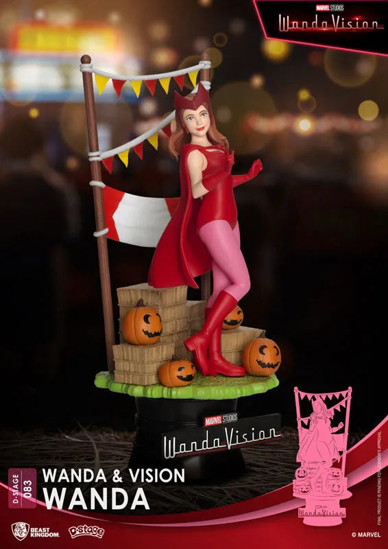 D-Stage #083 - WandaVision: Wanda (Halloween Version)ㅤ – Beast Kingdom – ActionFigure Brasil