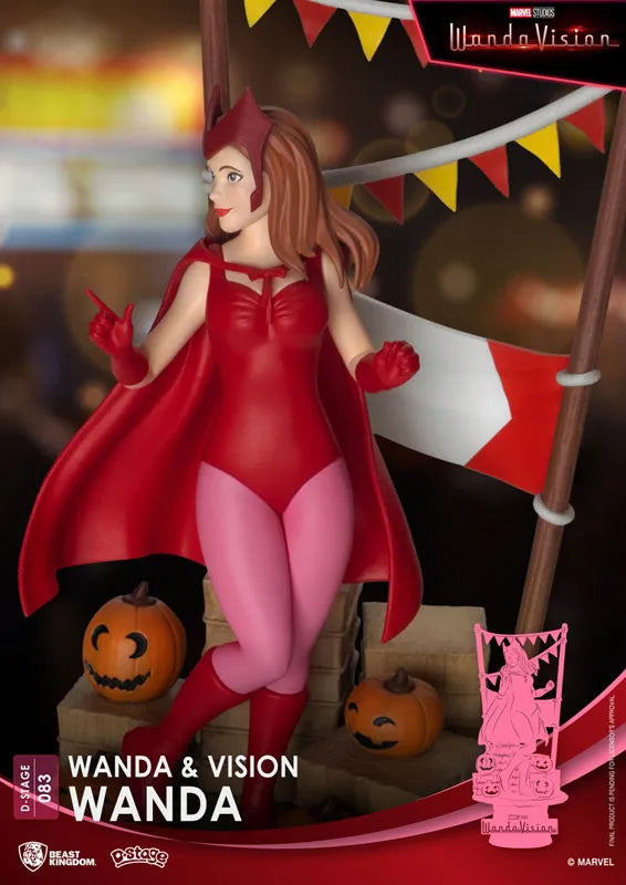 D-Stage #083 - WandaVision: Wanda (Halloween Version)ㅤ – Beast Kingdom – ActionFigure Brasil