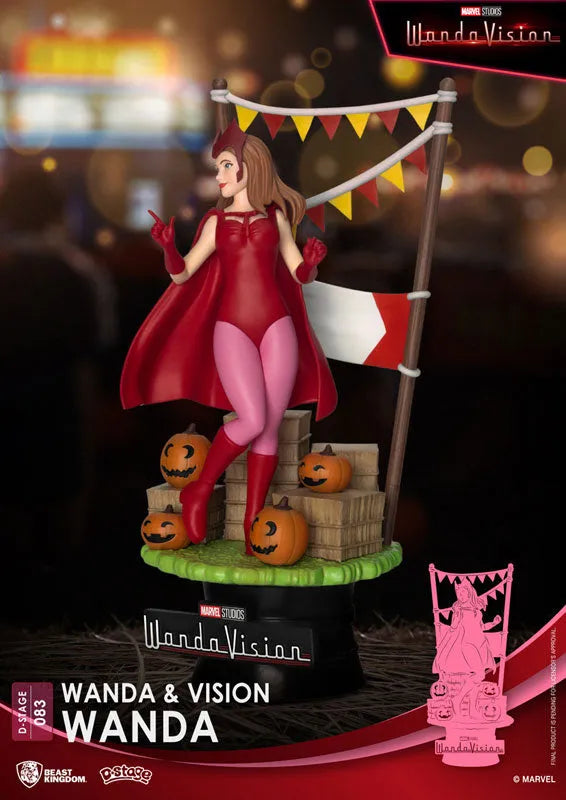 D-Stage #083 - WandaVision: Wanda (Halloween Version)ㅤ – Beast Kingdom – ActionFigure Brasil