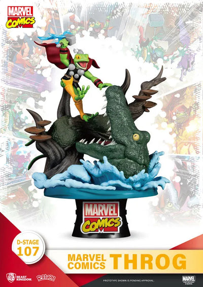D Stage #107 "Marvel Comics" Throgㅤ – Beast Kingdom – ActionFigure Brasil