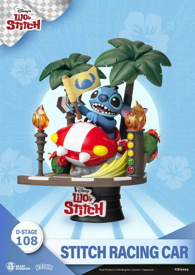 D Stage #108 "Lilo & Stitch" Stitch Racing Carㅤ – Beast Kingdom – ActionFigure Brasil — ambientada