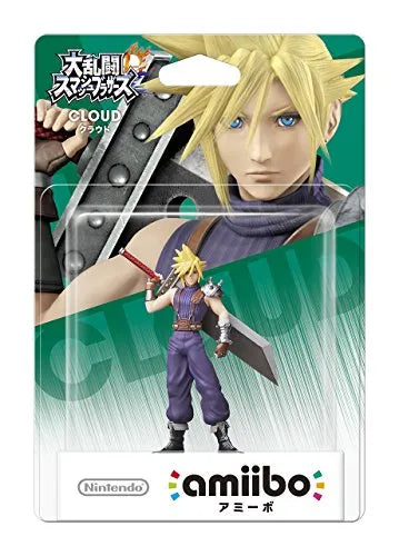 Dairantou Smash Bros. for Nintendo 3DS - Dairantou Smash Bros. for Wii U - Cloud Strife - Amiibo - Amiibo Dairantou Smash Bros. Seriesㅤ – Nintendo – ActionFigure Brasil — ângulo diferente