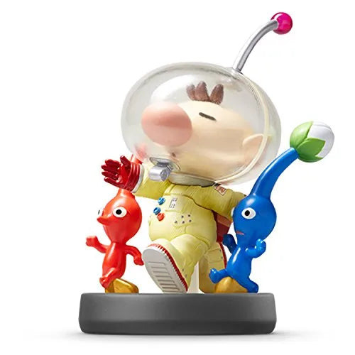 Dairantou Smash Bros. for Wii U - Blue Pikmin - Captain Olimar - Red Pikmin - Yellow Pikmin - Amiibo - Amiibo Dairantou Smash Bros. Series (Nintendo)ㅤ – Nintendo – ActionFigure Brasil