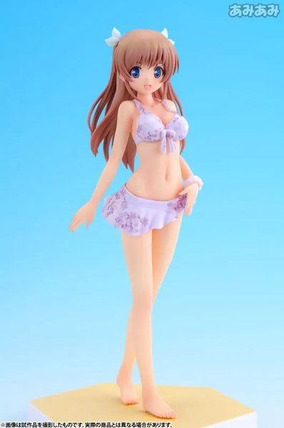 Daitoshokan no Hitsujikai - Shirasaki Tsugumi - Beach Queens - 1/10 - Swimsuit ver. (Wave)ㅤ – Wave – ActionFigure Brasil