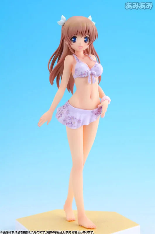 Daitoshokan no Hitsujikai - Shirasaki Tsugumi - Beach Queens - 1/10 - Swimsuit ver. (Wave)ㅤ – Wave – ActionFigure Brasil
