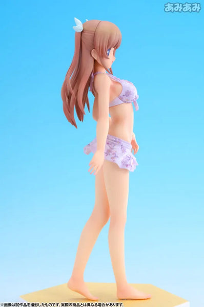 Daitoshokan no Hitsujikai - Shirasaki Tsugumi - Beach Queens - 1/10 - Swimsuit ver. (Wave)ㅤ – Wave – ActionFigure Brasil — ângulo diferente