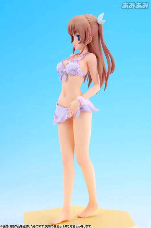 Daitoshokan no Hitsujikai - Shirasaki Tsugumi - Beach Queens - 1/10 - Swimsuit ver. (Wave)ㅤ – Wave – ActionFigure Brasil
