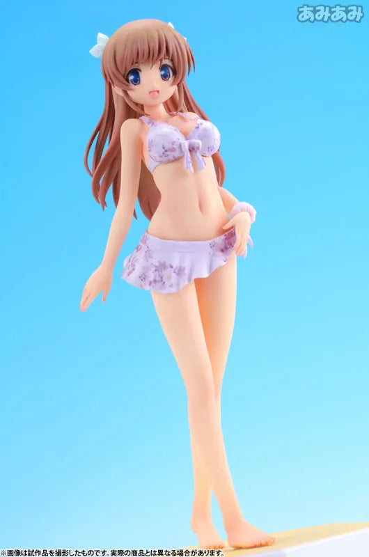 Daitoshokan no Hitsujikai - Shirasaki Tsugumi - Beach Queens - 1/10 - Swimsuit ver. (Wave)ㅤ – Wave – ActionFigure Brasil