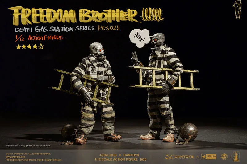 DAMTOYS x Coaldog 1/12 Death Gas Station Series Freedom Brothersㅤ – DAMTOYS/Coaldog – ActionFigure Brasil