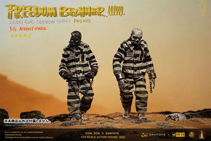 DAMTOYS x Coaldog 1/12 Death Gas Station Series Freedom Brothersㅤ – DAMTOYS/Coaldog – ActionFigure Brasil