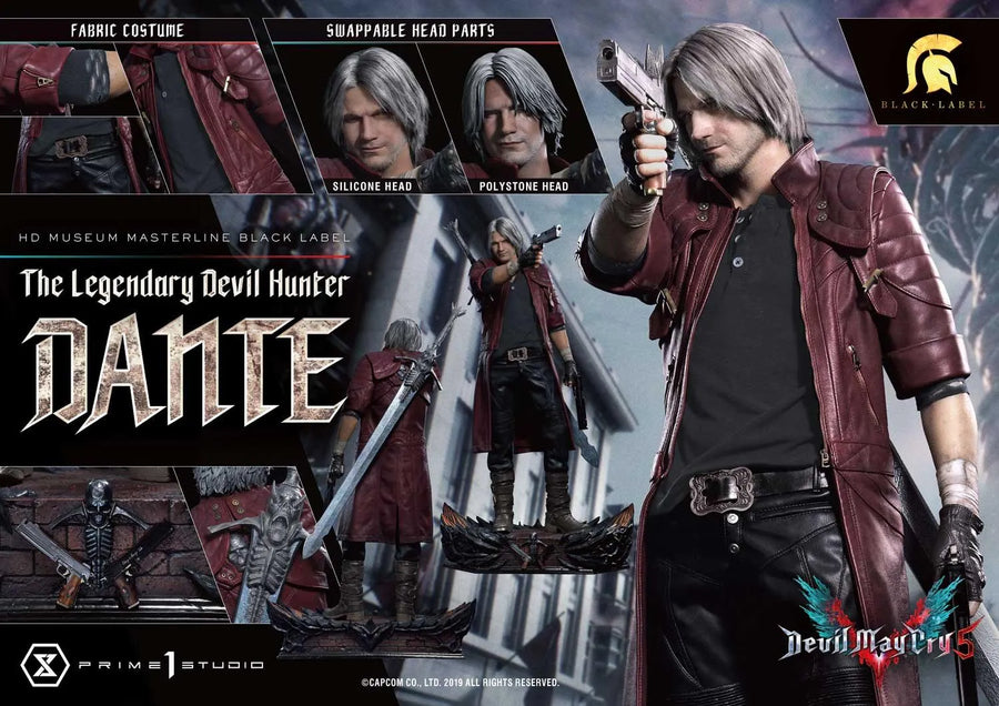Dante (Black Label Edition) Devil May Cry V – Prime1Studio – ActionFigure Brasil