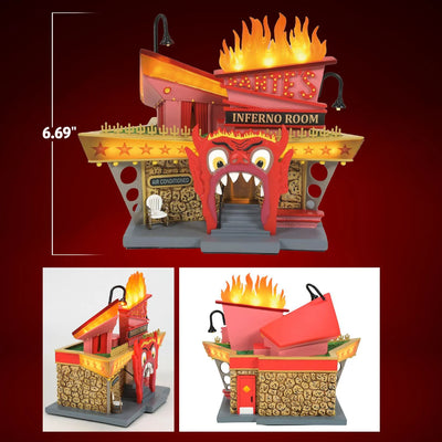 Dante's Inferno Lounge – Enesco, LLC – ActionFigure Brasil — com base expositora