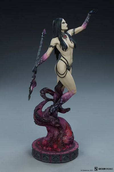 Dark Sorceress: Guardian of the Void - LIMITED EDITION: 2000 – Sideshow Collectibles – ActionFigure Brasil — iluminação de estúdio