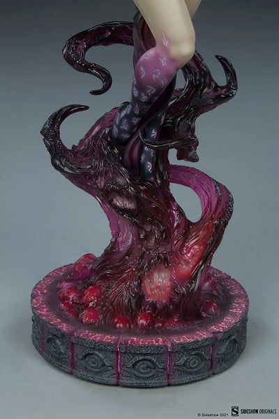 Dark Sorceress: Guardian of the Void - LIMITED EDITION: 2000 – Sideshow Collectibles – ActionFigure Brasil — com base expositora