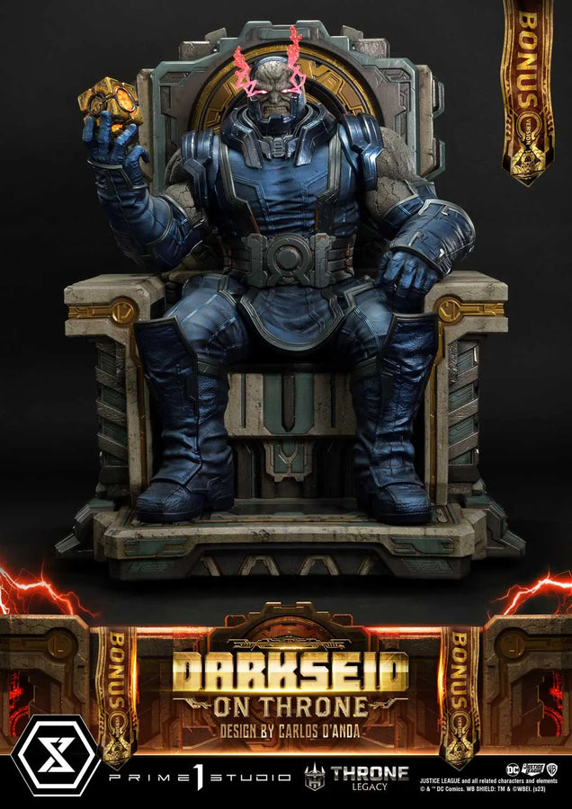 Darkseid on Throne (Deluxe Bonus Version) Justice League (Comics) – Prime1Studio – ActionFigure Brasil