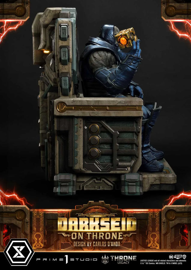 Darkseid on Throne (Deluxe Bonus Version) Justice League (Comics) – Prime1Studio – ActionFigure Brasil