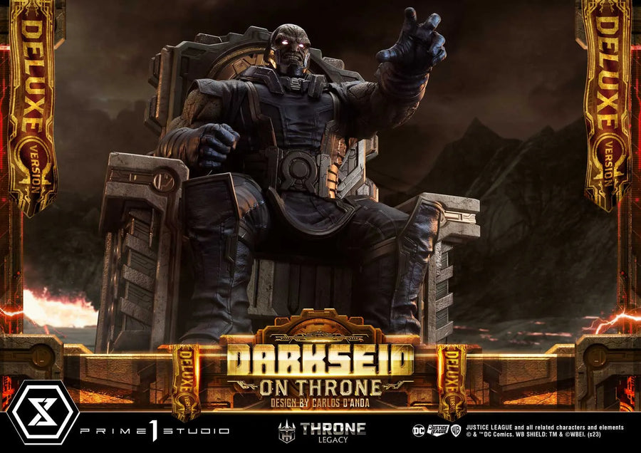 Darkseid on Throne (Deluxe Bonus Version) Justice League (Comics) – Prime1Studio – ActionFigure Brasil