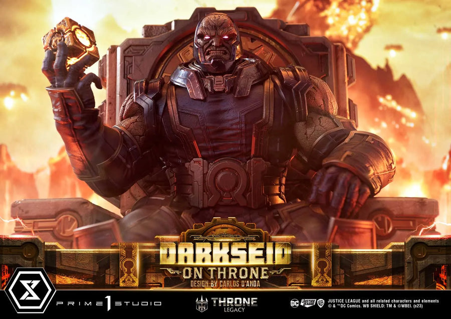 Darkseid on Throne (Deluxe Bonus Version) Justice League (Comics) – Prime1Studio – ActionFigure Brasil