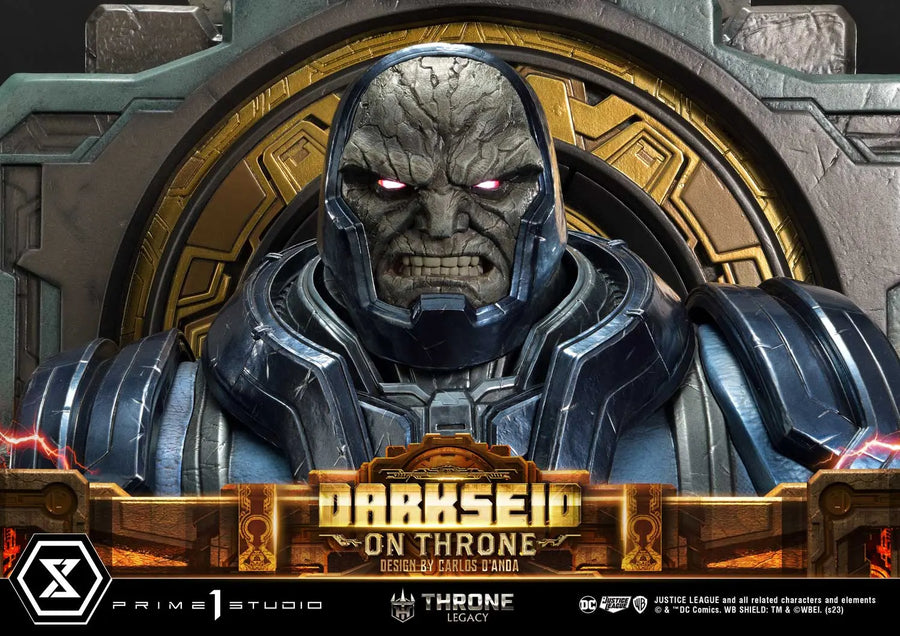 Darkseid on Throne (Deluxe Bonus Version) Justice League (Comics) – Prime1Studio – ActionFigure Brasil