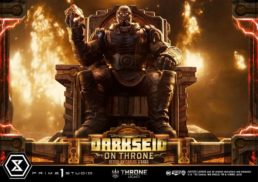 Darkseid on Throne (Deluxe Version) Justice League (Comics) – Prime1Studio – ActionFigure Brasil