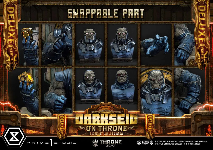 Darkseid on Throne (Deluxe Version) Justice League (Comics) – Prime1Studio – ActionFigure Brasil