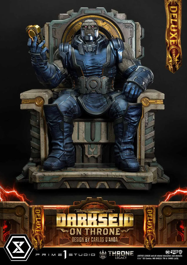 Darkseid on Throne (Deluxe Version) Justice League (Comics) – Prime1Studio – ActionFigure Brasil