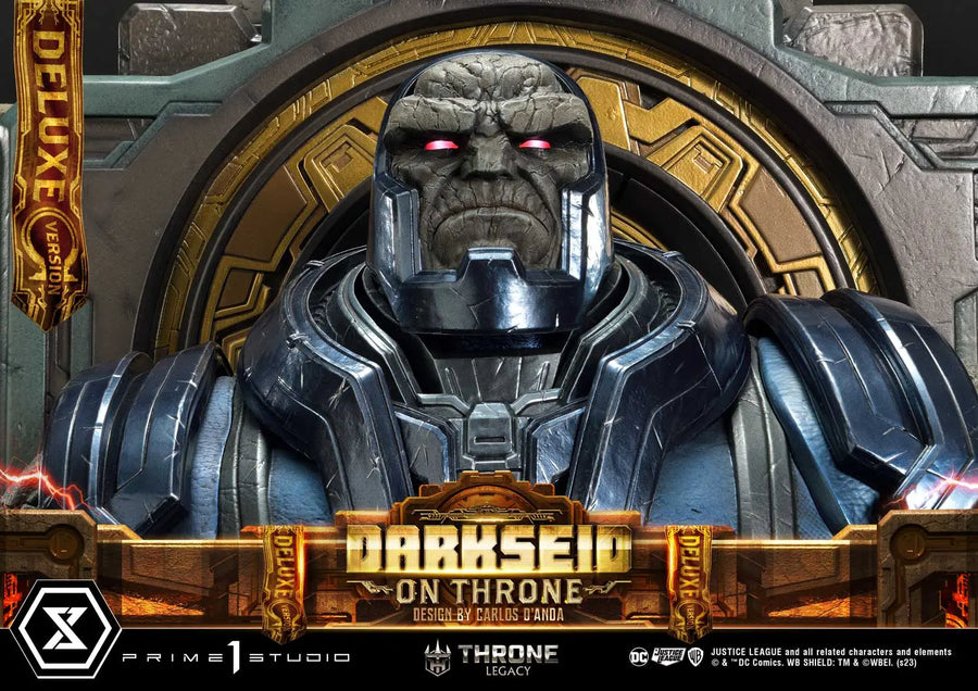 Darkseid on Throne (Deluxe Version) Justice League (Comics) – Prime1Studio – ActionFigure Brasil