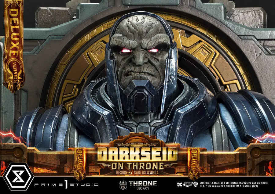 Darkseid on Throne (Deluxe Version) Justice League (Comics) – Prime1Studio – ActionFigure Brasil
