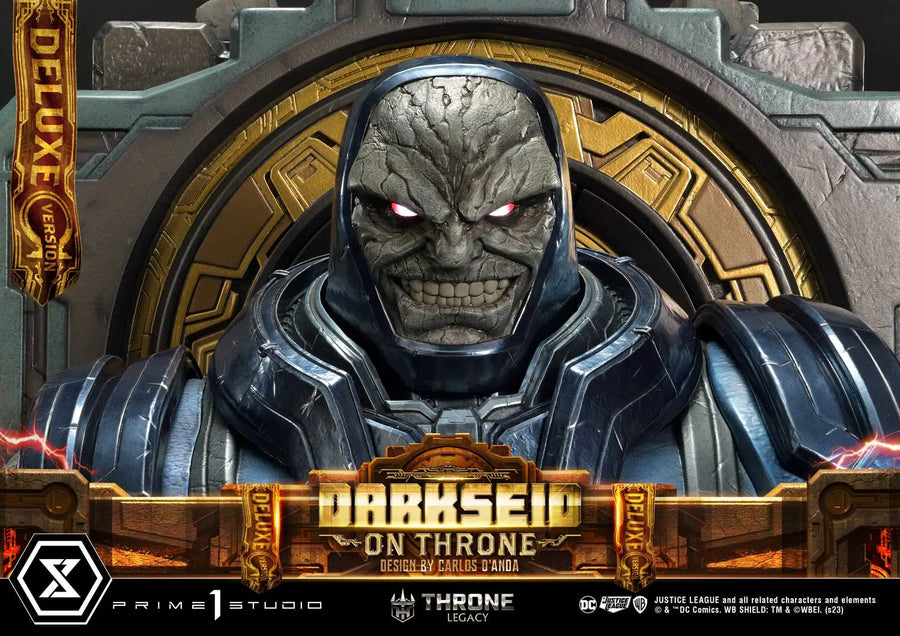 Darkseid on Throne (Deluxe Version) Justice League (Comics) – Prime1Studio – ActionFigure Brasil