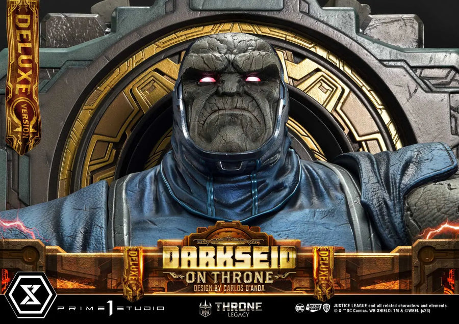 Darkseid on Throne (Deluxe Version) Justice League (Comics) – Prime1Studio – ActionFigure Brasil